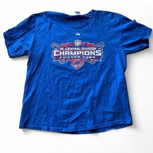 XL Vintage Chicago Cubs 2007 NL Central Division Champions.